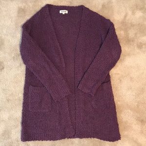 Purple Cardigan